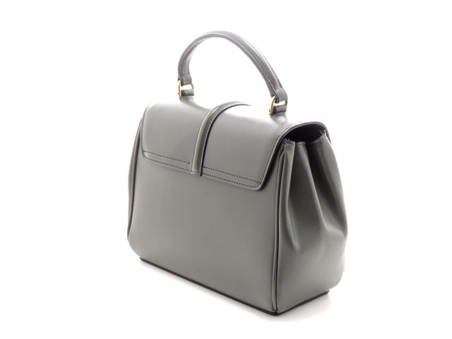 CELINE セリーヌ バッグ ミニ16 グレー レザー バッグ 197983BEY.10AN CELINE セリーヌ バッグ ミニ16 グレー レザー バッグ 197983BEY.10AN