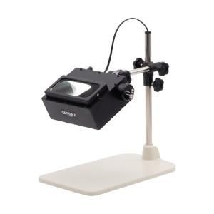 【新品・3営業日で発送】オーツカ光学 LED同軸照明拡大鏡 2倍 テーブルスタンド式 SL120B
