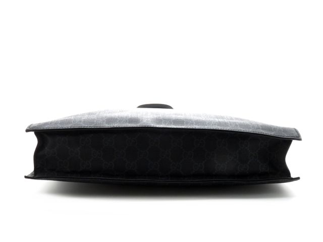 GUCCI グッチ バッグ GGスプリーム 2wayトート ブラック PVC/カーフ