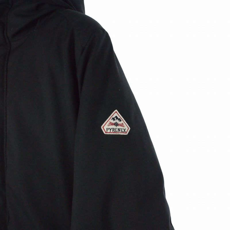 ピレネックス Pyrenex 20AW ANNECY FUR ダウンジャケット ブルゾン 上着 L ブラック 黒 W20PJ1