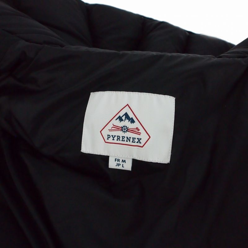 ピレネックス Pyrenex 20AW ANNECY FUR ダウンジャケット ブルゾン 上着 L ブラック 黒 W20PJ1