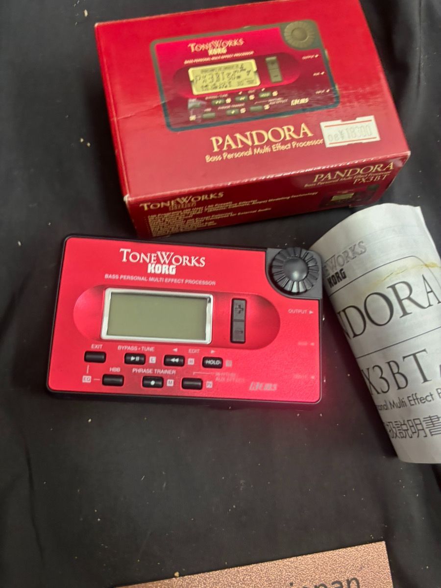 KORG PANDORA PX3BT 動作品 箱説明書付き ベース用マルチエフェクター