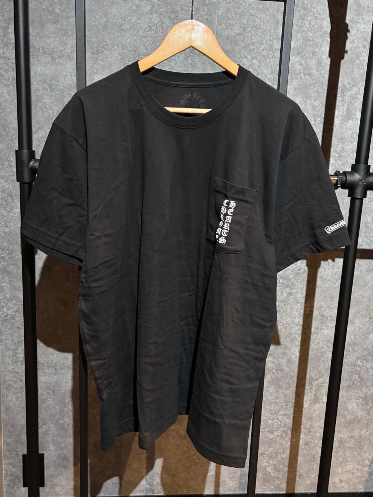 クロムハーツ Tシャツ 東京スクロールラベル ブラック XLサイズ S品