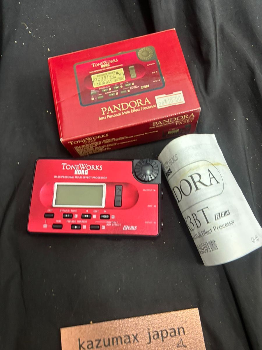 KORG PANDORA PX3BT 動作品 箱説明書付き ベース用マルチエフェクター