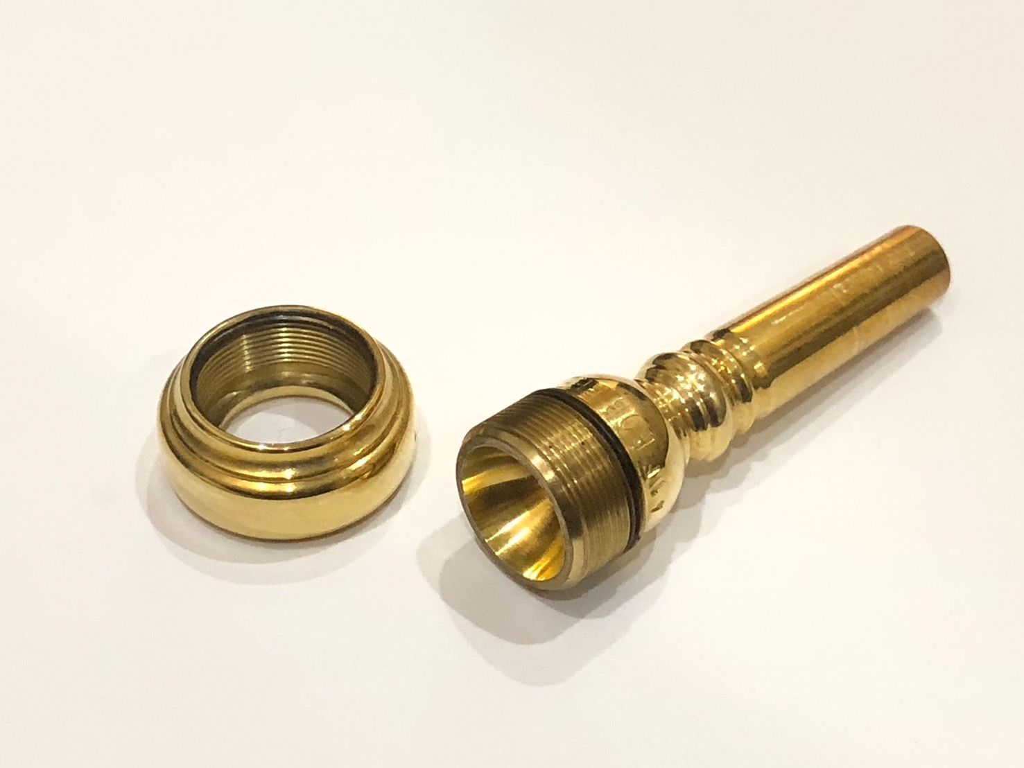 ボブリーブス 43F フリューゲルホルン用マウスピース｜メッキ剥がれあり実用OK ボブリーブス 41-41F GP フリューゲルホルン用マウスピース【中古