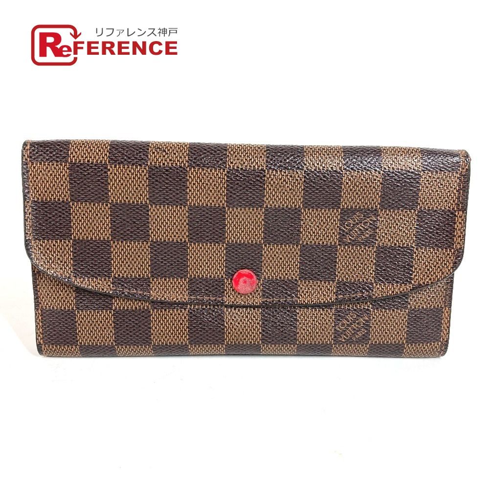 LOUIS VUITTON ルイヴィトン 長財布 ポルトフォイユエミリー N63544 ダミエキャンバス ブラウン