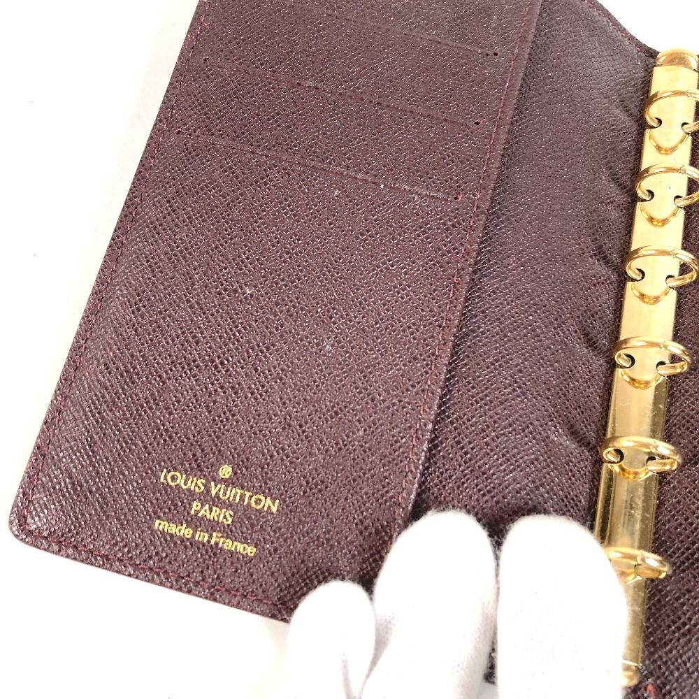 LOUIS VUITTON ルイヴィトン 手帳カバー アジェンダPM アジェンダ PM R21082 モノグラムイディール レッド