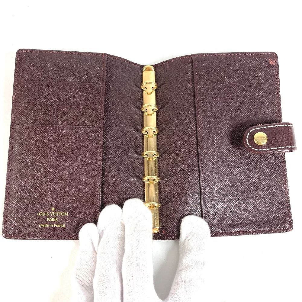 LOUIS VUITTON ルイヴィトン 手帳カバー アジェンダPM アジェンダ PM R21082 モノグラムイディール レッド