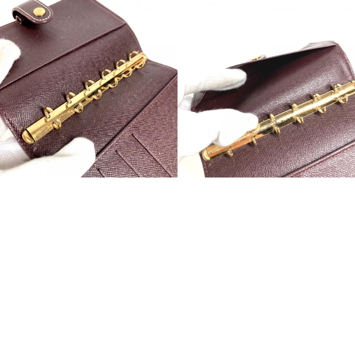 LOUIS VUITTON ルイヴィトン 手帳カバー アジェンダPM アジェンダ PM R21082 モノグラムイディール レッド