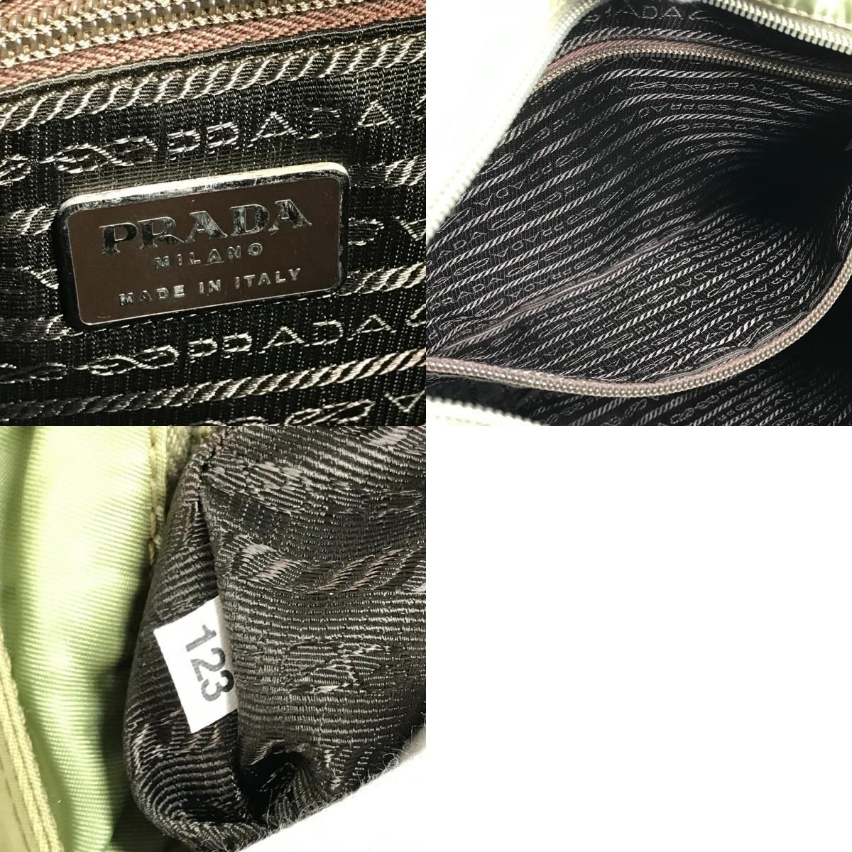 PRADA プラダ ショルダーバッグ トライアングルロゴ 三角ロゴ プレート