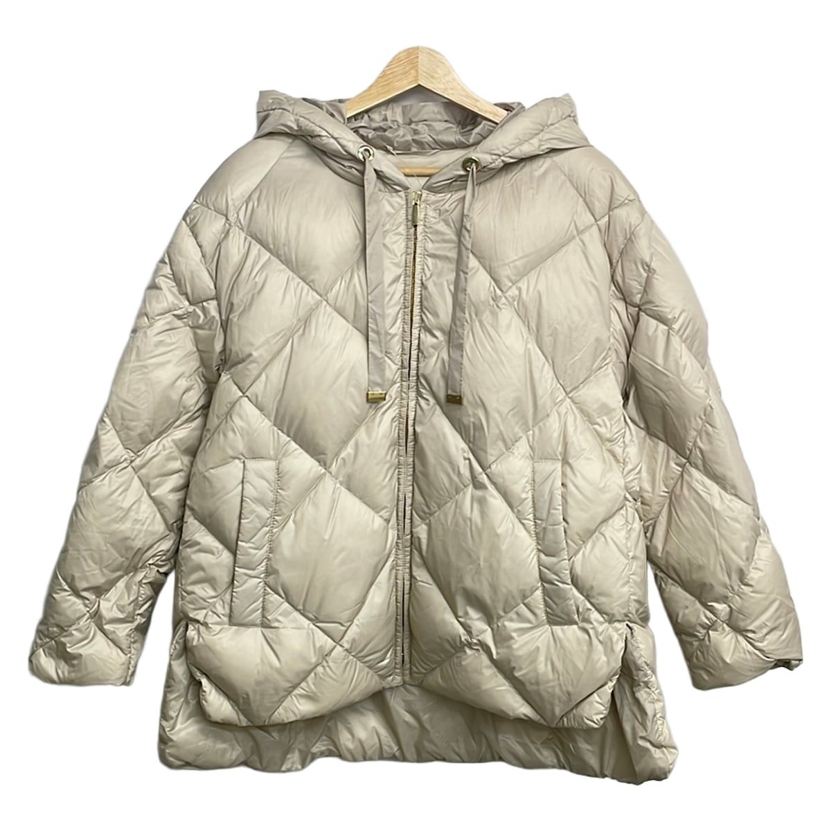 Max Mara(マックスマーラ) ダウンジャケット サイズ36 S レディース美品 TREMME(トレメ) 23948605366 ライトベージュ