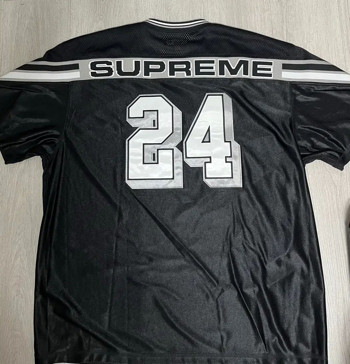 (2XL) シュプリーム フットボール ジャージ ブラック 24FW (2XL) シュプリーム フットボール ジャージ ブラック 24FW