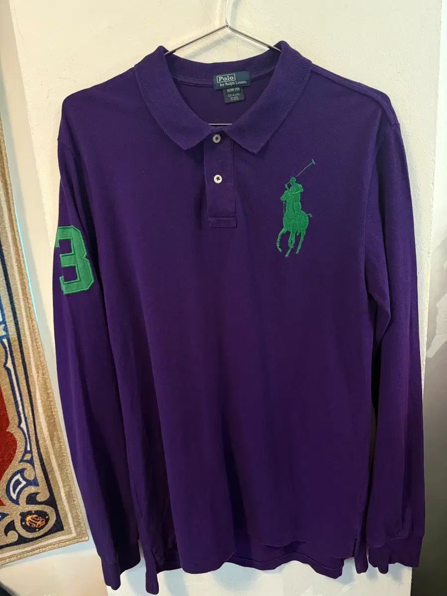 ポロ BIGポニー 長袖 PK カラーTシャツ