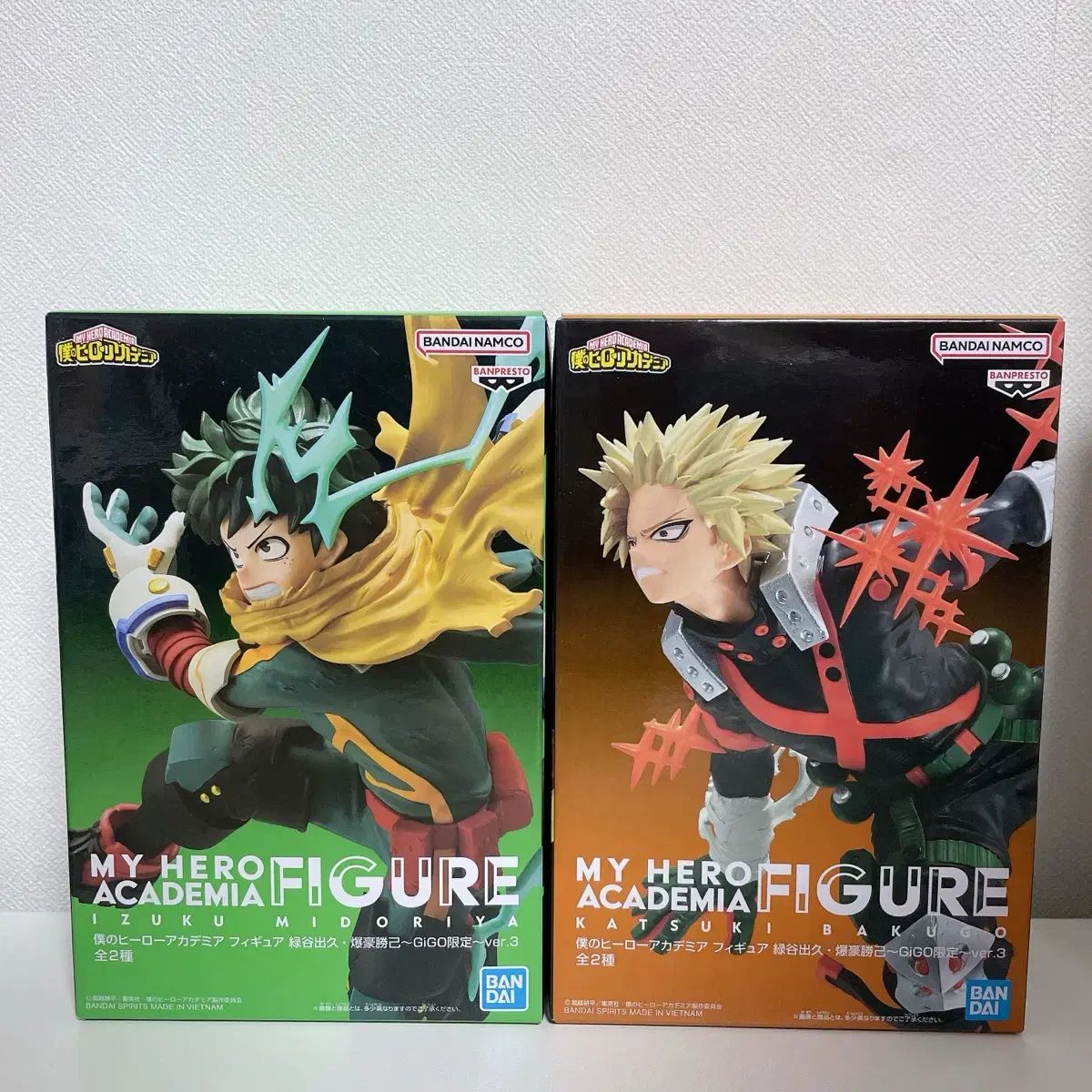 僕のヒーローアカデミア ヒロアカ 僕のヒーローアカデミア 緑 谷出久 爆豪 gigo ゴー フィギュア 未開封