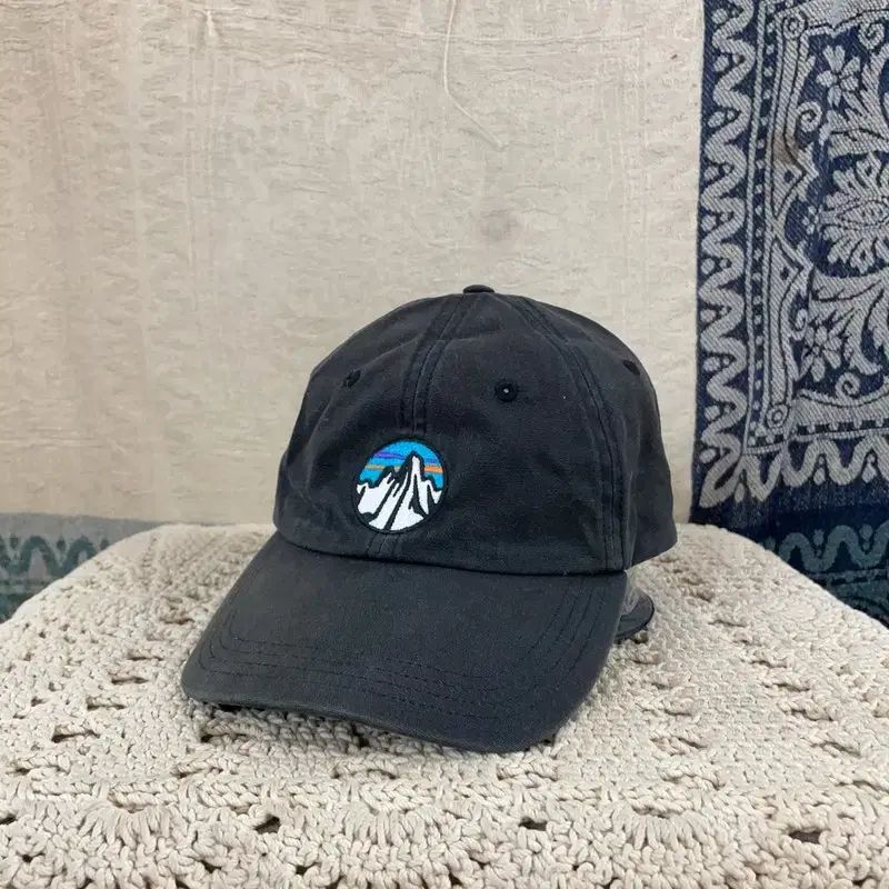 F patagonia パタゴニア フィッツロイ アイコン ブラック ベースボールキャップ 帽子