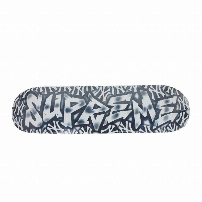 シュプリーム SUPREME × ニューヨーク・ヤンキース New York Yankees 21AW Airbrush Skateboard エアブラシ スケートボード デッキ ホワイト 白