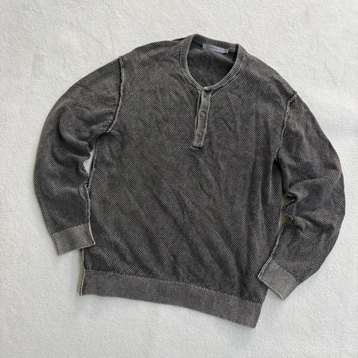 110シリーズ ヘンリーネックダイングニット 0511T