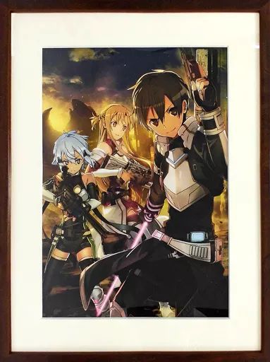 【中古】原画イラストボード 付属品付)ソードアート・オンライン フェイタル・バレット 複製原画