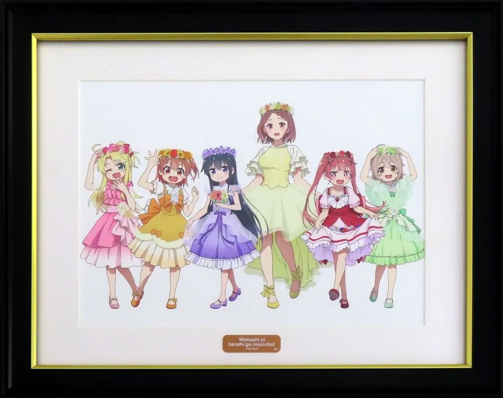 【中古】原画イラストボード 私に天使が舞い降りた！完結記念POP UP SHOP メモリアルアート ドレス ver.