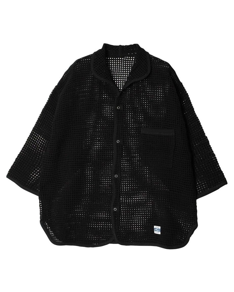 ARMY TWILL アーミーツイル COTTON MESH SHIRT AM-2613003 BLACK コットンメッシュシャツ ミリタリー