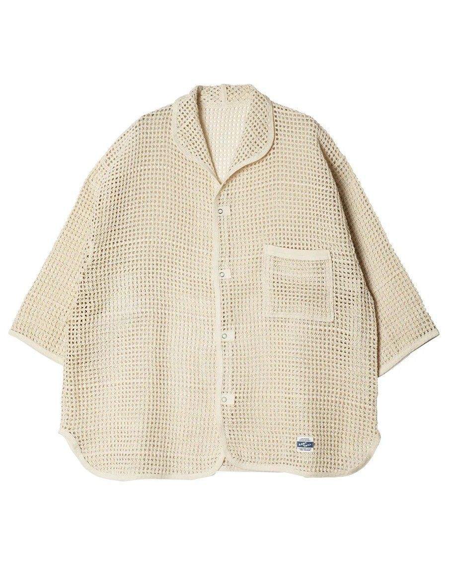 ARMY TWILL アーミーツイル COTTON MESH SHIRT AM-2613003 ECRU コットンメッシュシャツ ミリタリー