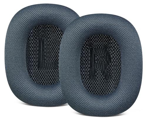 イヤーパッド クッション for Airpods Max ヘッドホンに対応 交換用 ヘッドパッド メッシュファブリックと高密度フォーム製 イヤーカップ 互換 耳当て 1ペア - ミッドナイトt 7a679ddd