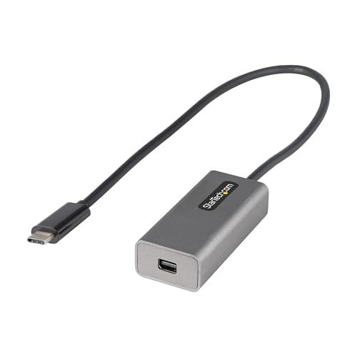 StarTech.com USB-C - Mini DisplayPort ディスプレイ変換アダプタ／USB Type-C - ミニディスプレイポート ビデオコンバータ／4K60Hz HBR2／30cm一体型ケーブル／Thunderbolt 83705c6f