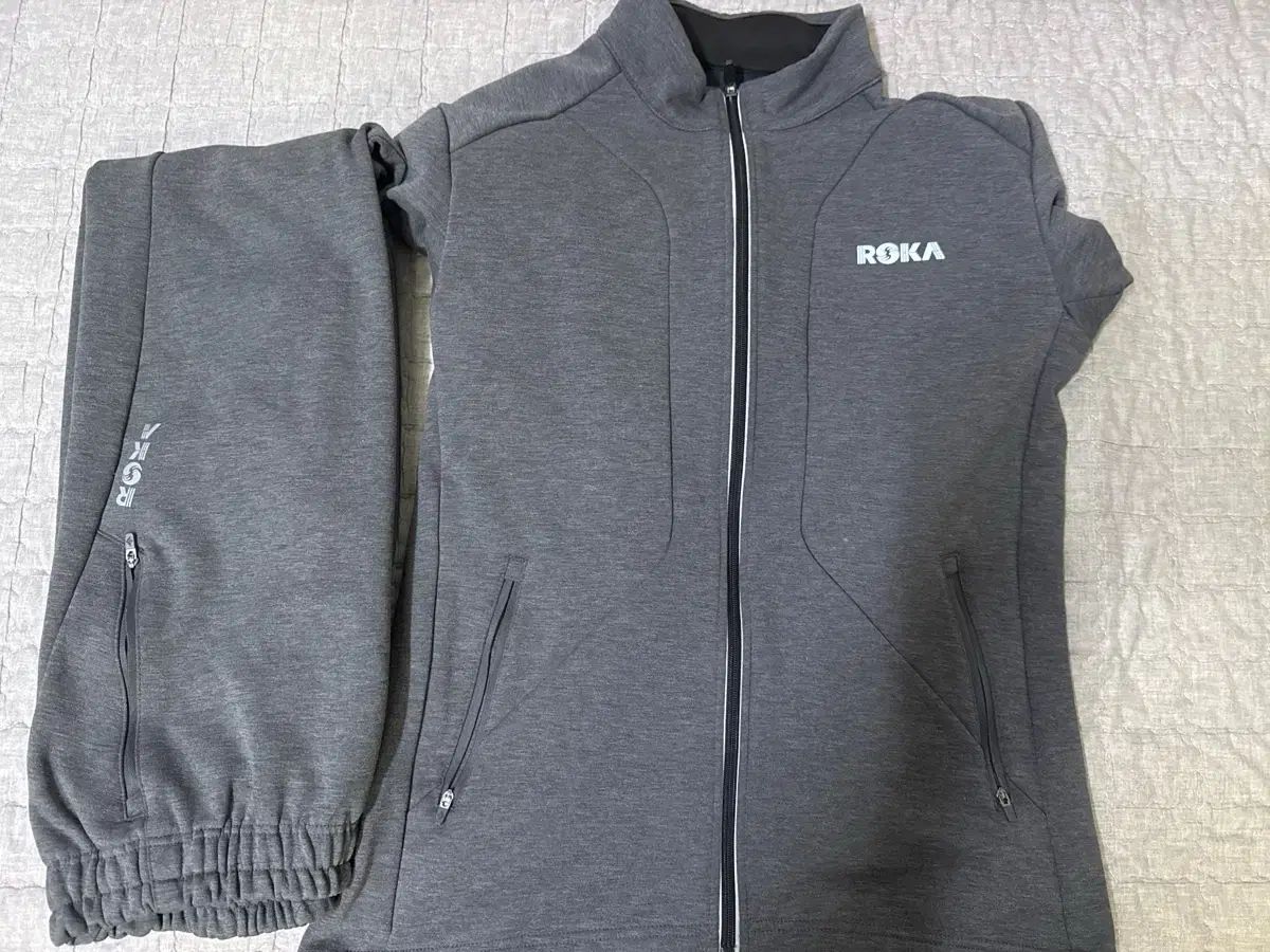 R.O.K.A ローカ トレーニングウェア セット グレー