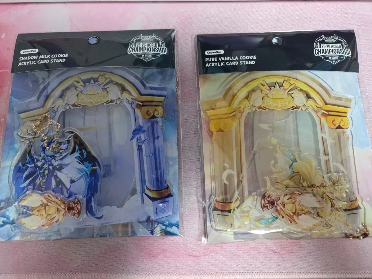 クッキーラン キングダム WORLD Champion(チャンピオン) シャドウミルク ピュアバニラ アークス アクリル カード スタンド まとめ
