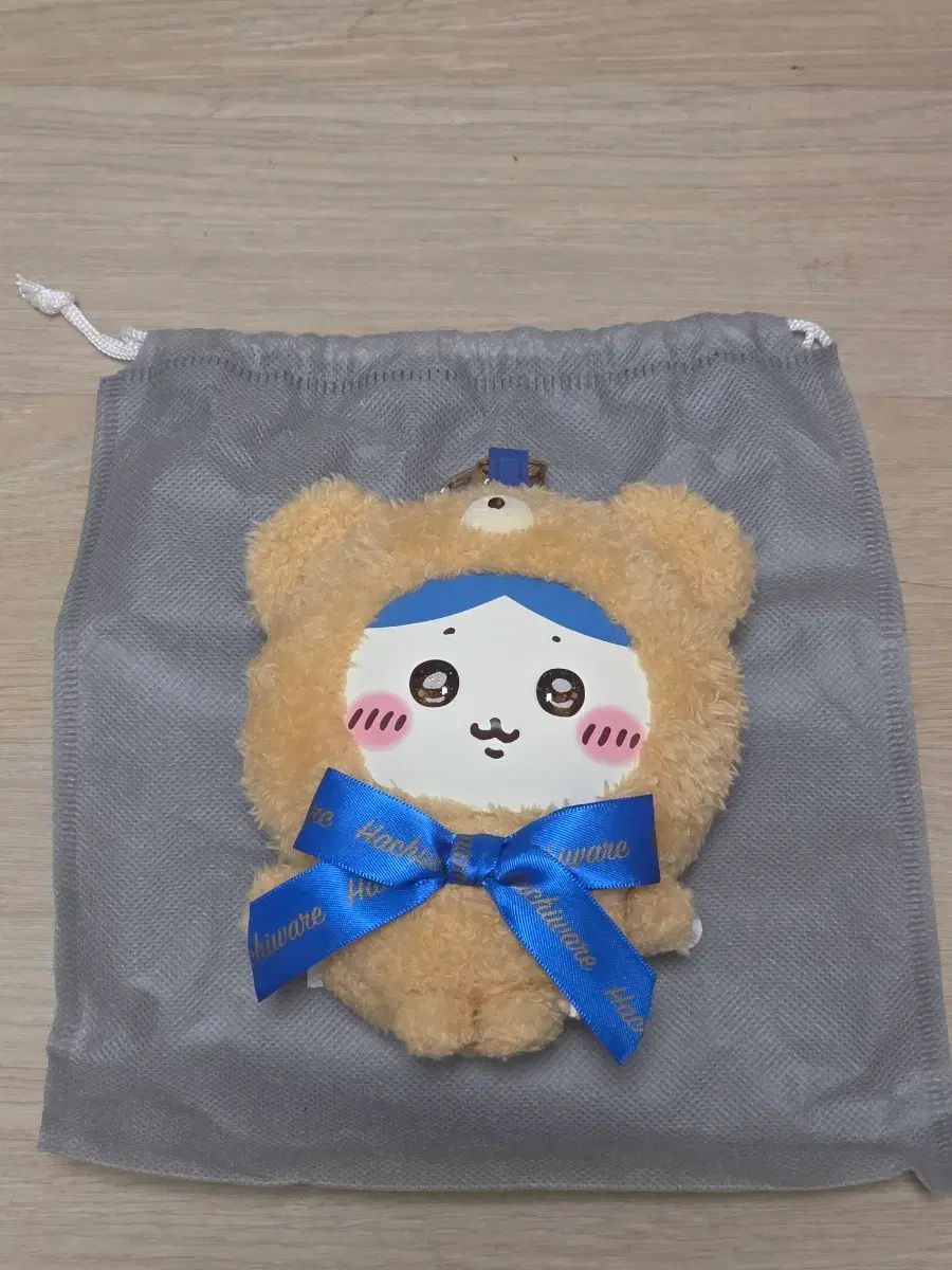 ちいかわ ハチワレ キーラメコ テディベア (ちぶぶ)
