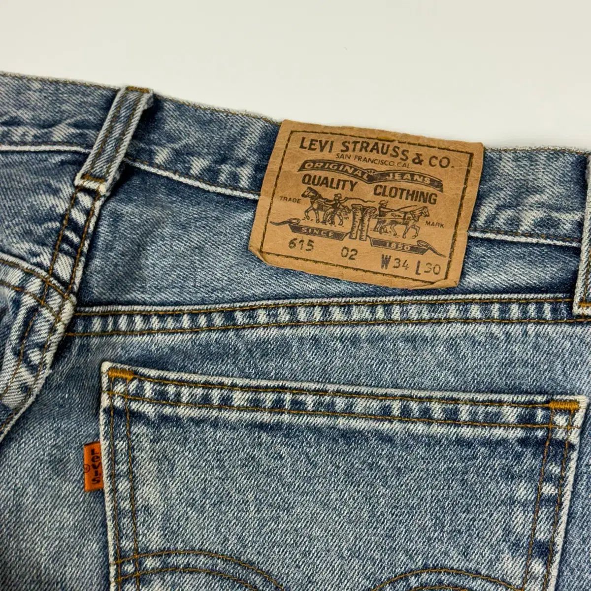 (32) 90年代 USA製 LEVI'S オレンジタブ 615 デニム パンツ