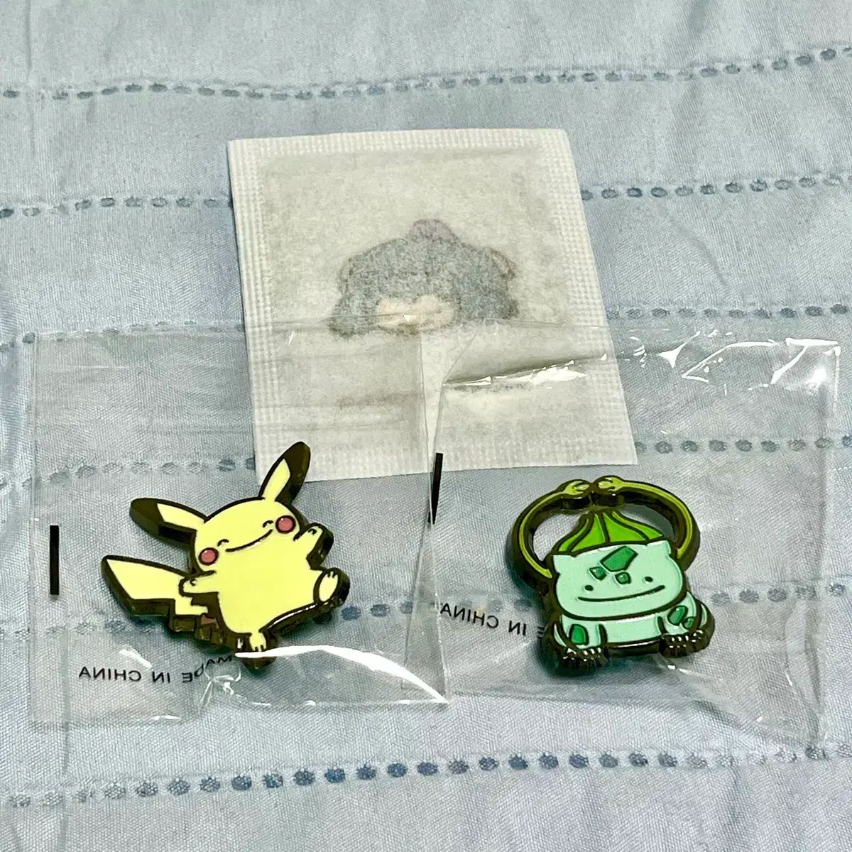 COLORGRAM ポケモン メタルチャーム ティブティブシール セット ピカチュウ カビゴン フシギダネ