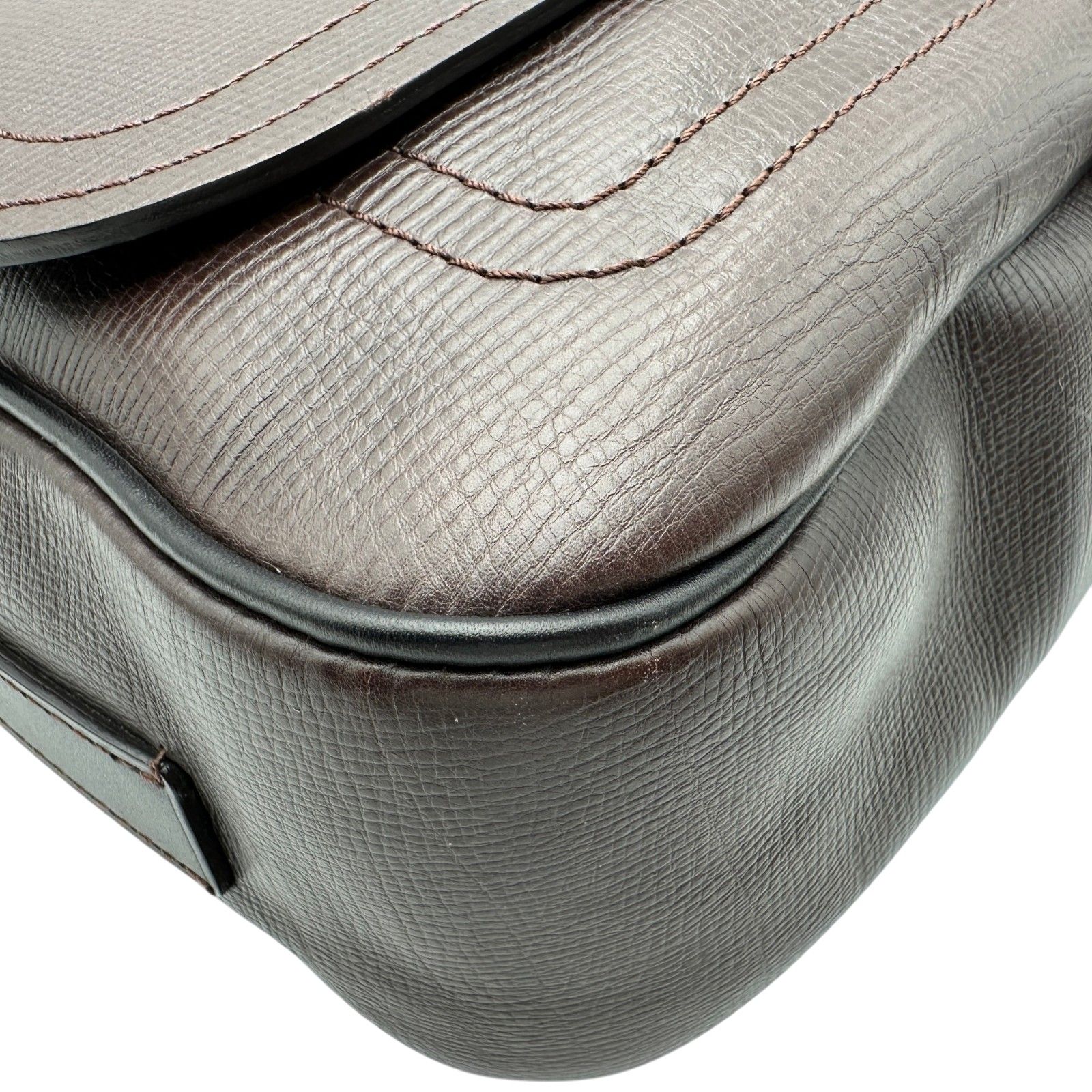 ルイ・ヴィトン LOUIS VUITTON オマハ M92071 ブラウン ユタレザー 