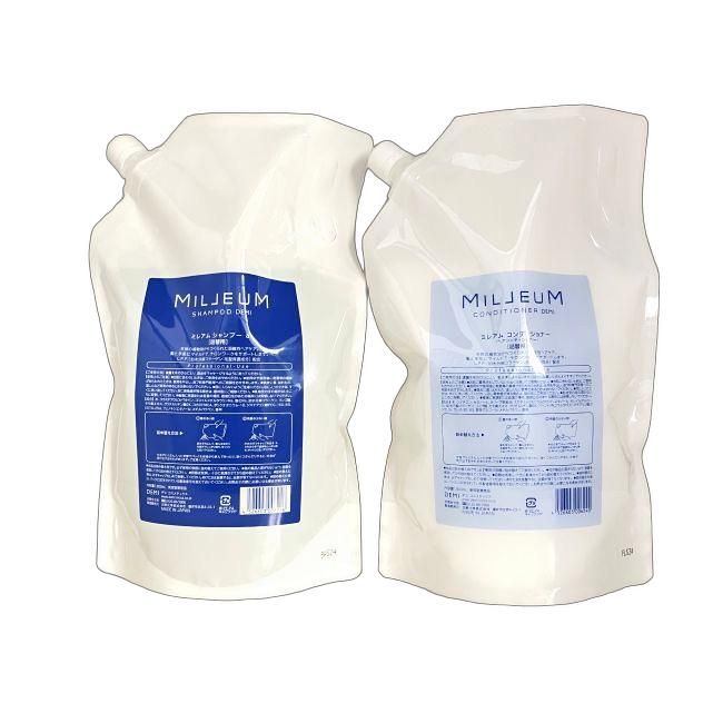 〈세트〉데미 밀륨 샴푸 1800ml & 트리트먼트 1800g (리필 리필)