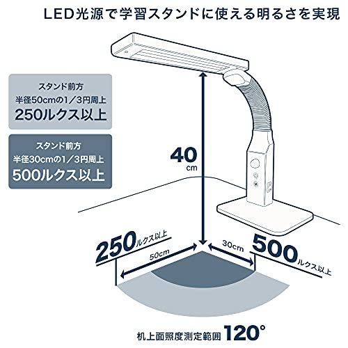 オーム電機 LEDデスクスライト 調光・調色機能付き DS-LE95CG-W/RA93 06-3685 OHM 国内発送 38565a4f