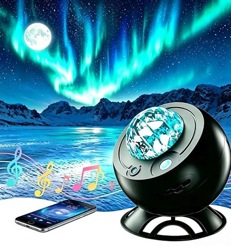 プラネタリウム 家庭用 スタープロジェクター ギャラクシーライト 星空ライト LEDナイトライト 音楽再生をサポート プロジェクター 家庭用 本格的 多色変換 3つのHD投影レンズで構成 室内インテリアライト オーロラライトト 星雲・星座・月 50468df3