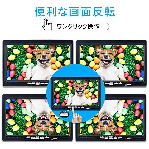 小型モニター 7インチ [178°全視野] 1080P IPS ミニ HDMI 液晶小型ディスプレイ(1024×600) HD内蔵スピーカー付き HDMI VGA AVポート 防犯カメラ用モニター DSLR/PC/DVD Raspberry b3367a68