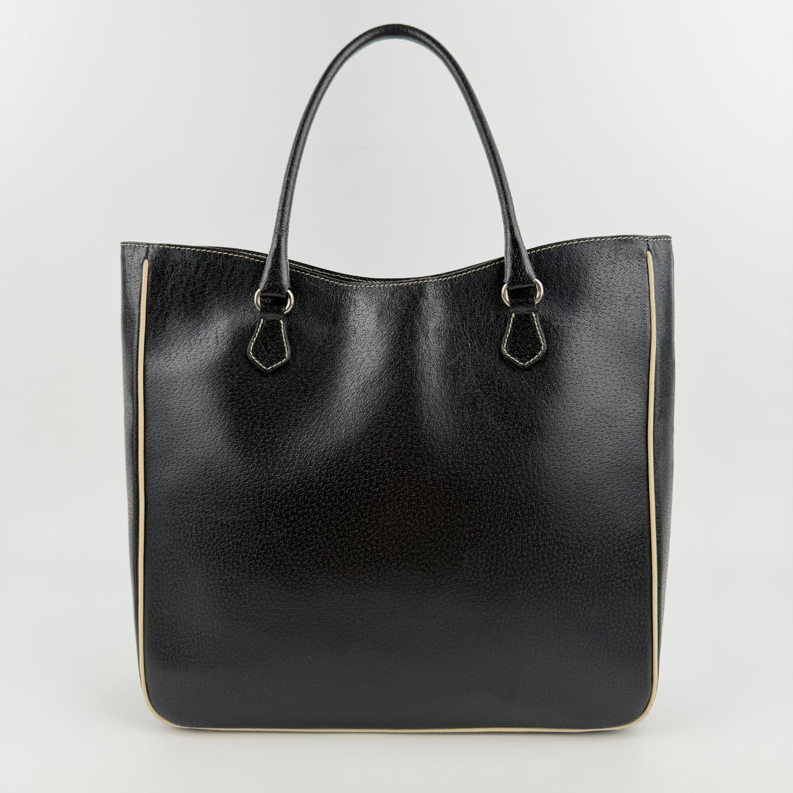 中古】PRADA プラダ トライアングルロゴ ハンドバッグ トートバッグ 