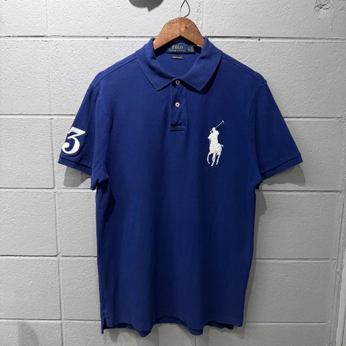 ポロラルフローレン ビックポニー カラーTシャツ ネイビー