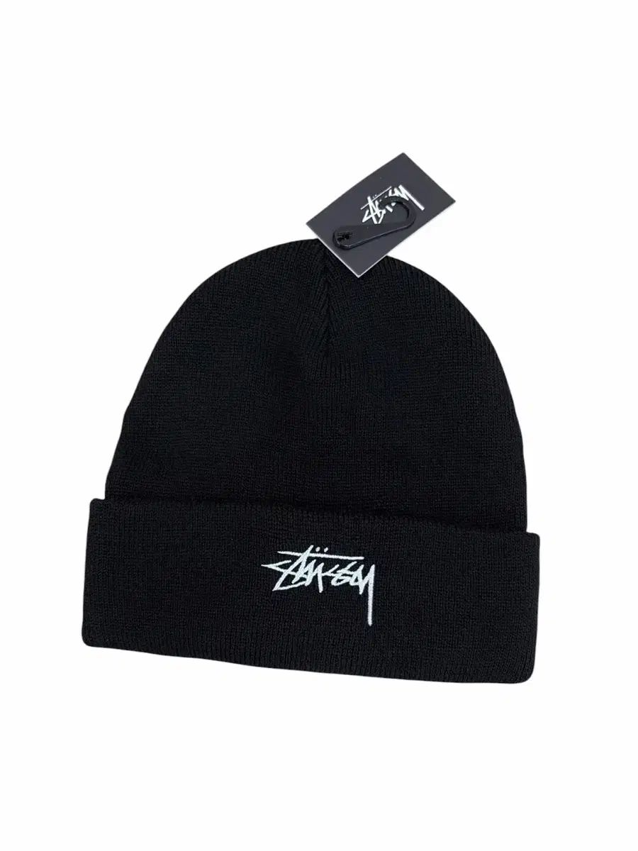 STUSSY ステューシー ストック カフ ビーニー ブラック 新品