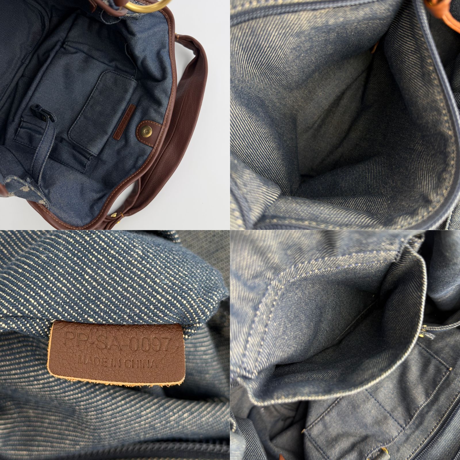 中古】CELINE セリーヌ パリマカダム ハンドバッグ ホーボーバッグ 