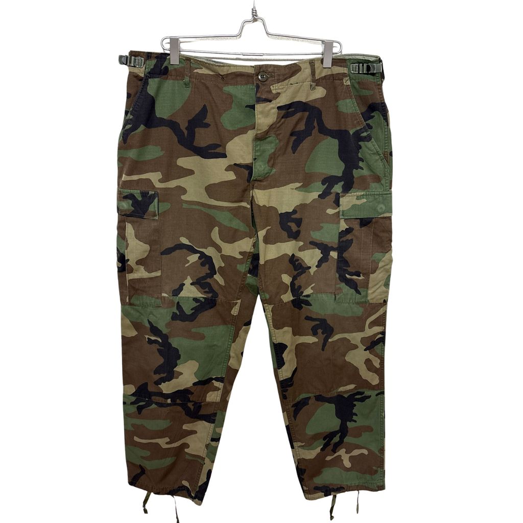 【US ARMY】 1995 Woodland Camo Combat 90s 米軍 実物 ウッドランドカモ BDUパンツ S-6837