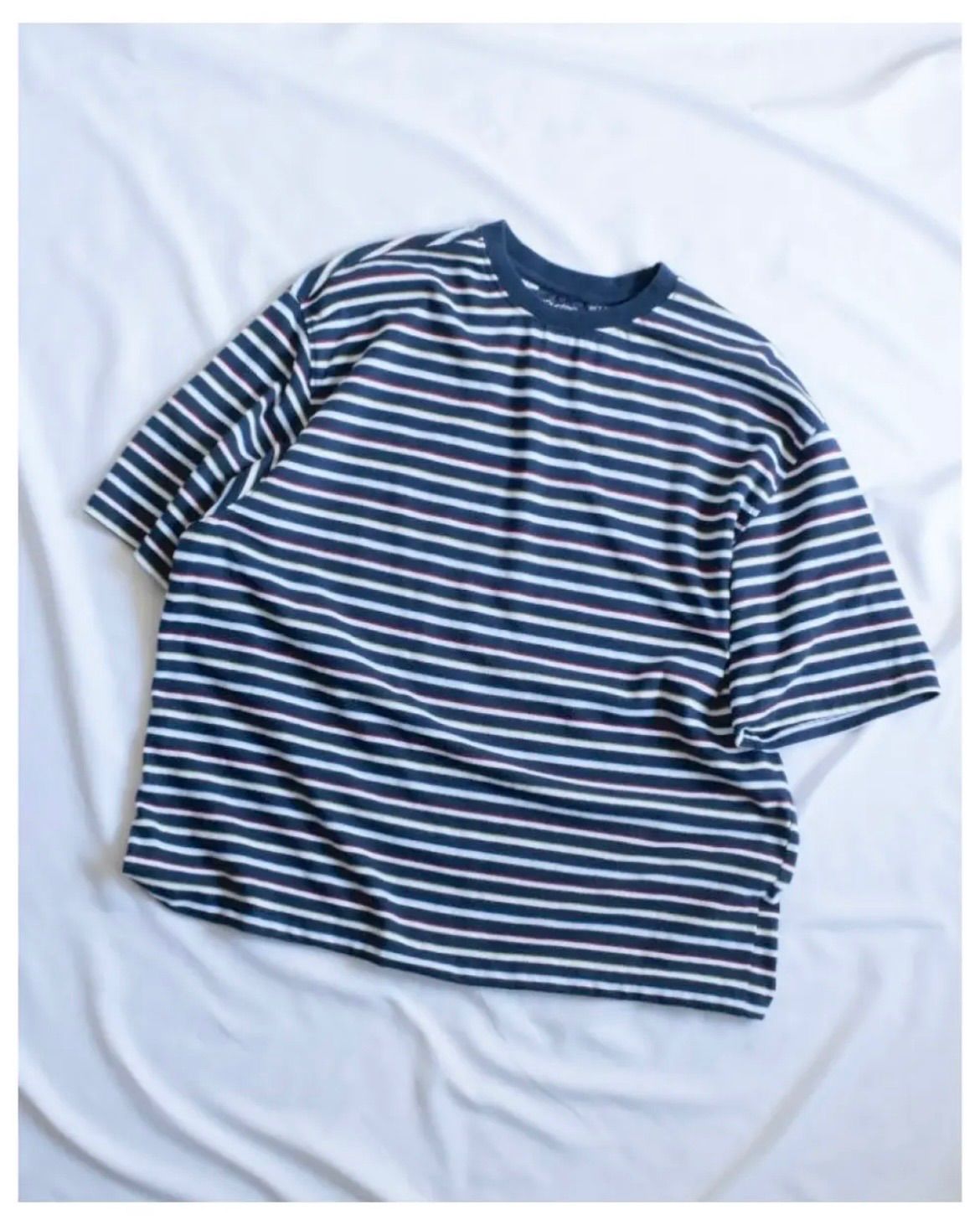 1990s Puritan Border Tee 鹿子 ボーダーTシャツ size:XL ／福岡古着屋