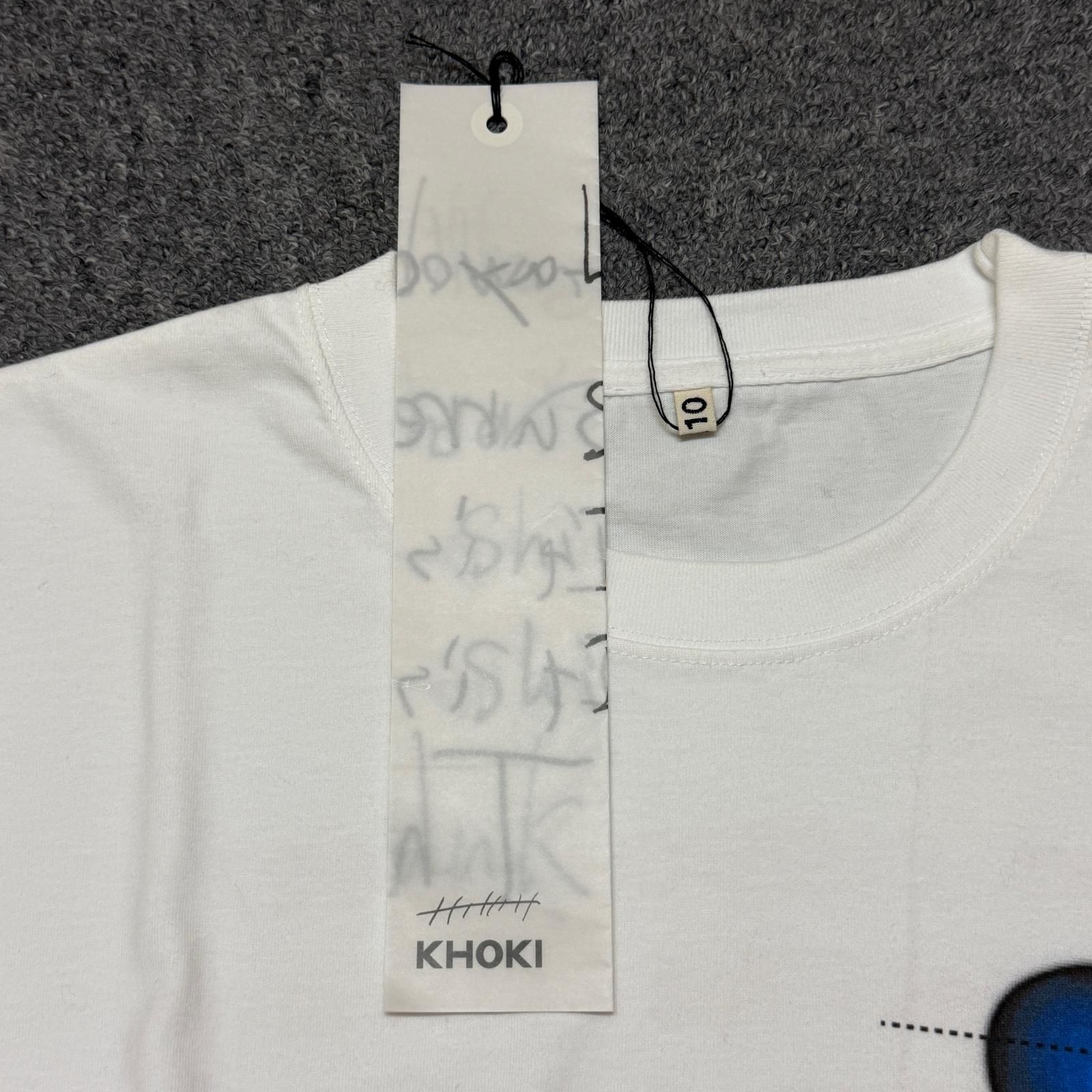 参考上代12100円 未使用 KHOKI 24SS Where is the exhibition T-shirt 