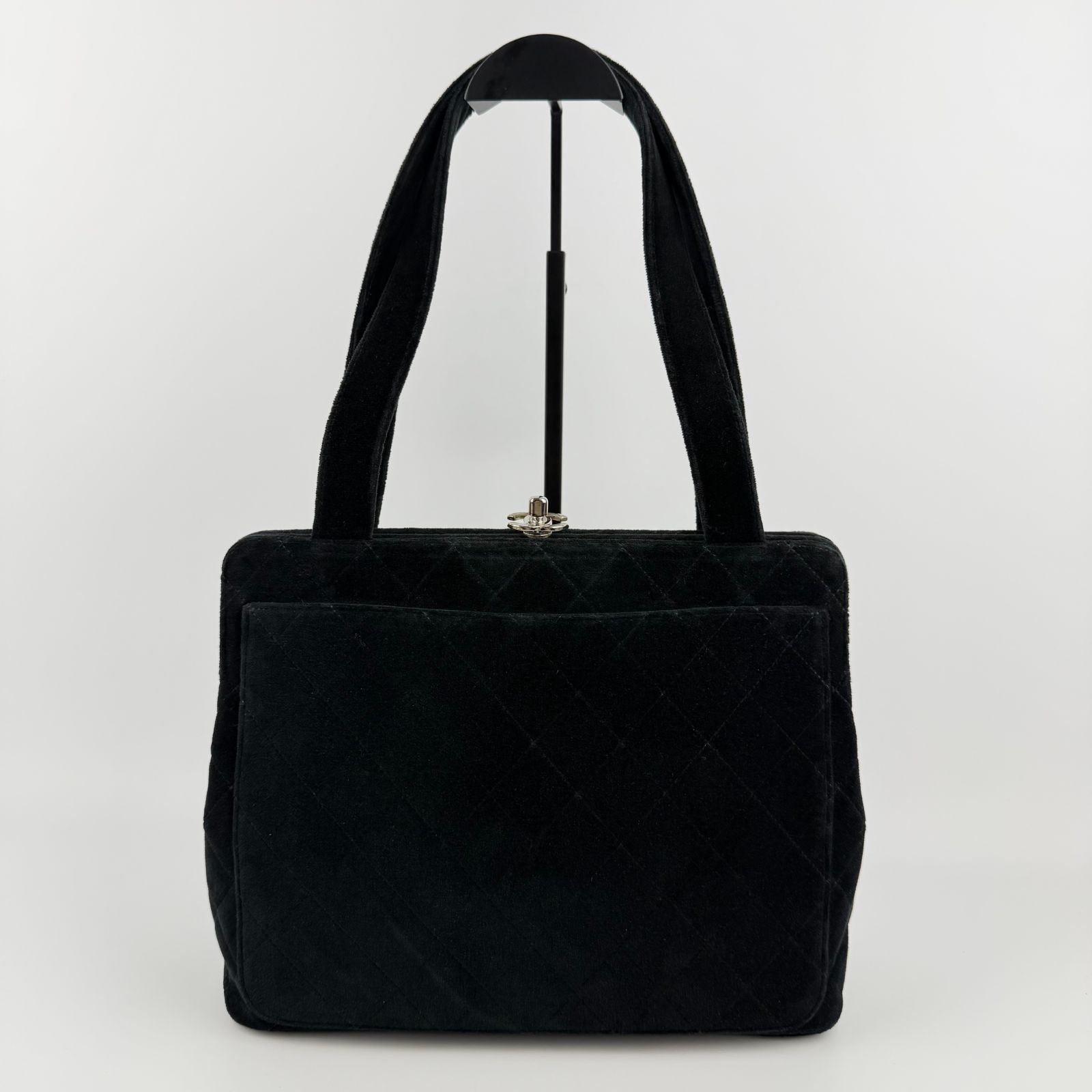 中古】CHANEL シャネル ココマーク マトラッセ トートバッグ 