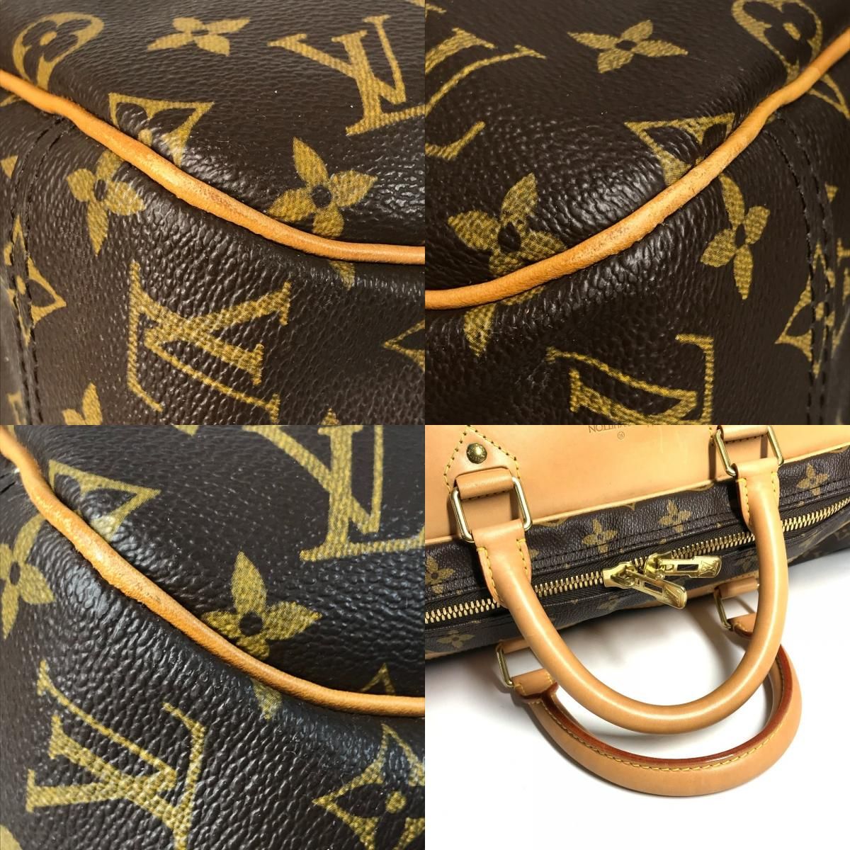 ルイ・ヴィトン ボストンバッグ ブラウン LOUIS VUITTON ルイヴィトン ボストンバッグ サックプレインエールロン