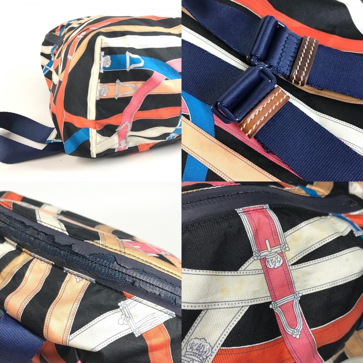 HERMES エルメス リュックサック エアシルク カヴァルカドゥール 