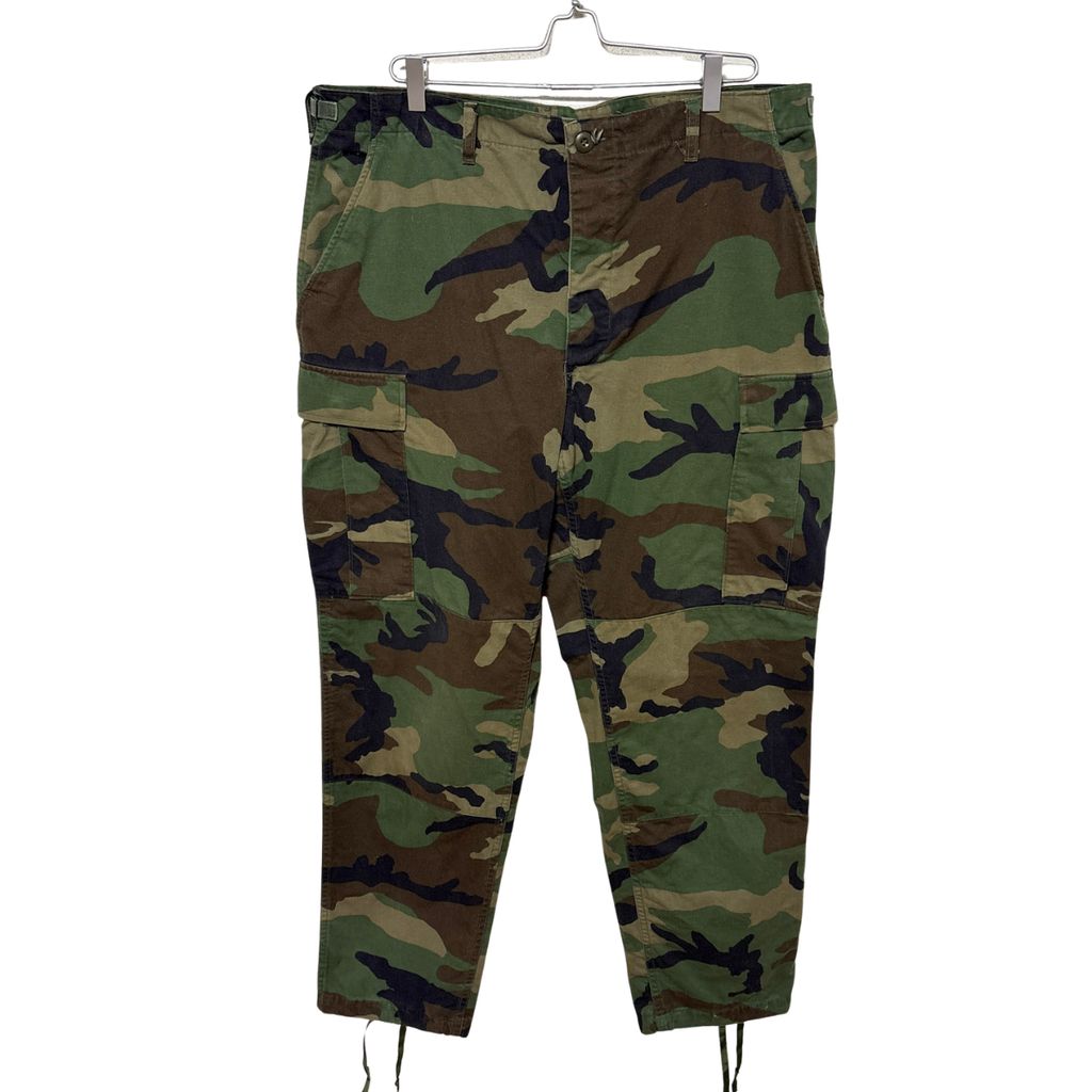 【US ARMY】 2004 Woodland Camo Combat 00s 米軍 実物 ウッドランドカモ BDUパンツ PROPPER S-6842