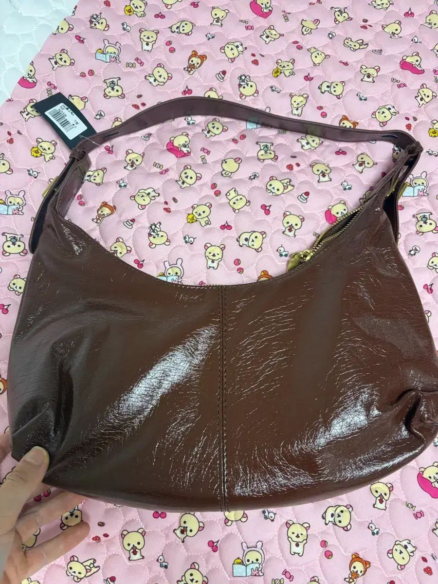 ブラウン HOBO BAG ショルダーバッグ バッグ 新品