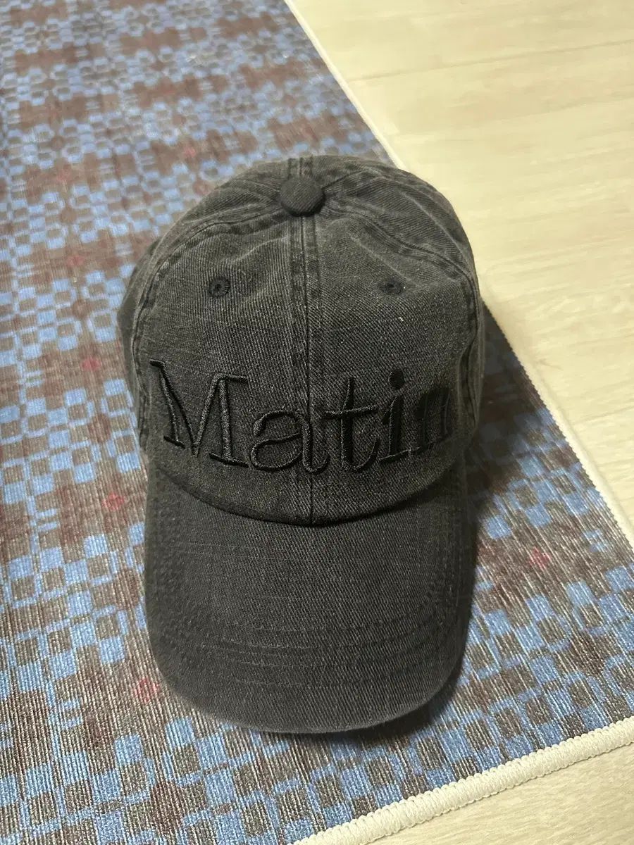 Matlin 黒色 ベースボールキャップ 帽子 新品